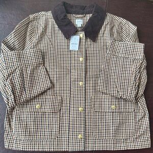 J. Crew Women's Cropped Barn Jacket Size Large
